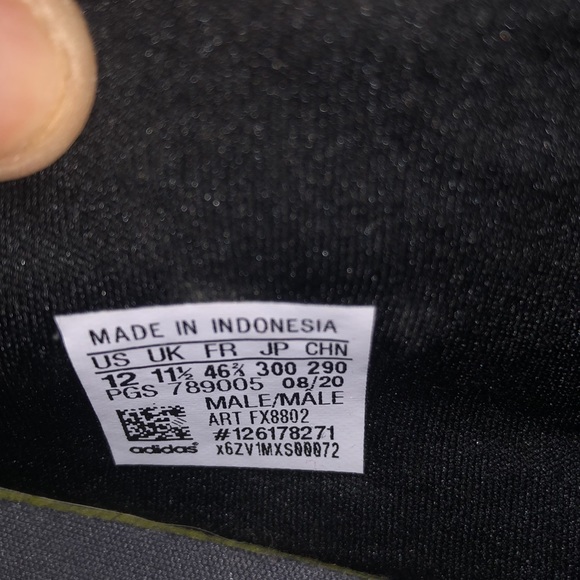 Light weight Men’s Adidas Tennis Shoes black size 12 - Picture 4 of 6